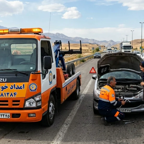 امداد خودرو قزوین