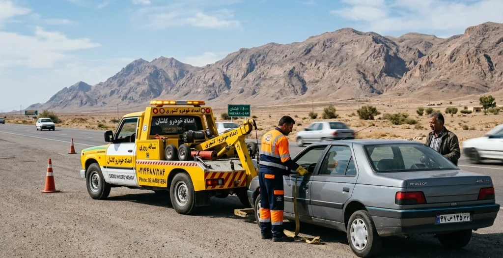 امداد خودرو کاشان